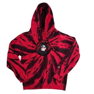 Hypland x Naruto Itachi Uchiha Anime Tie Dye Hoodie S Unisex Pullover Vintage